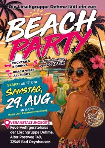 BeachParty Feuerwehr Dehme